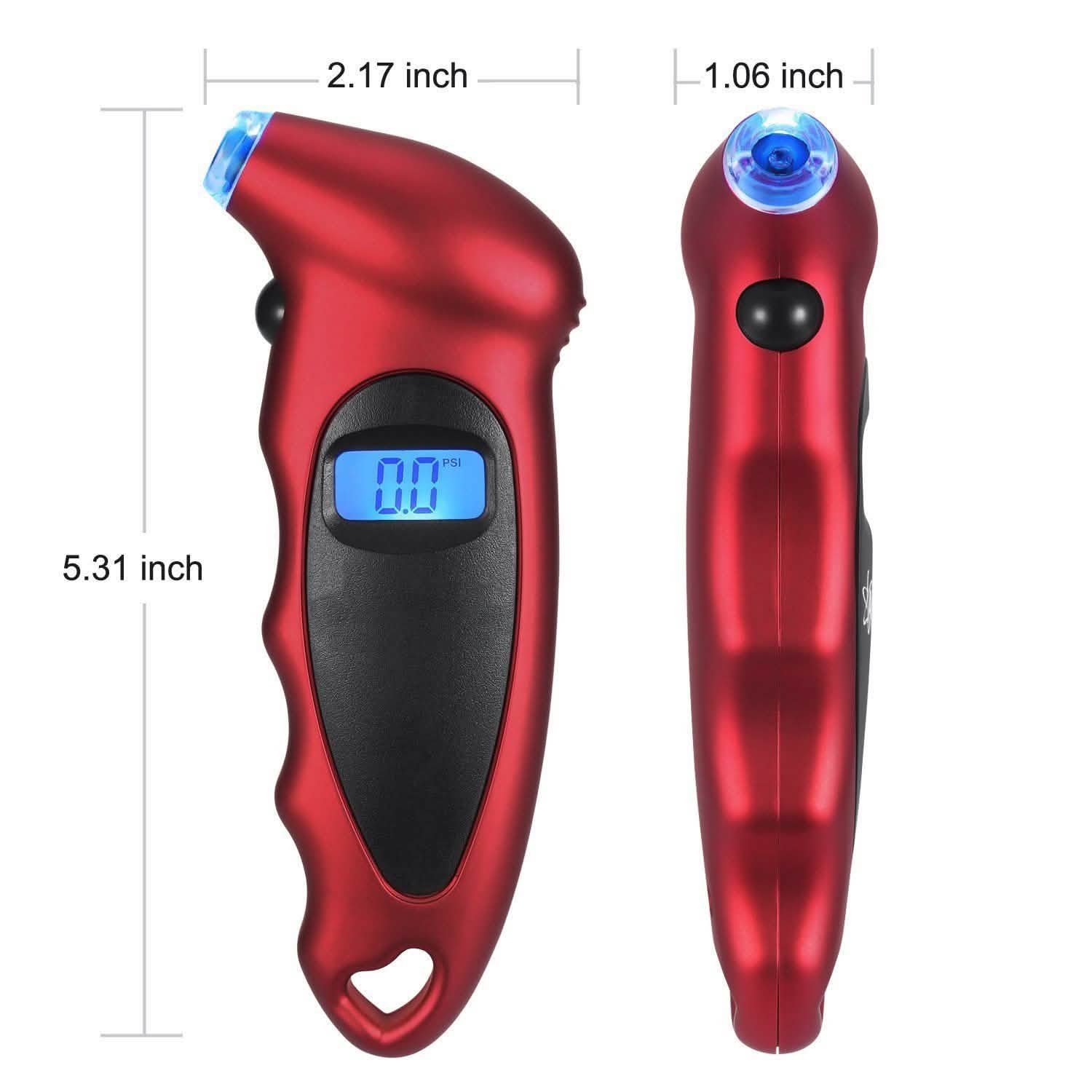 Digital Tire Pressure Gauge 150 PSI 4 Settings