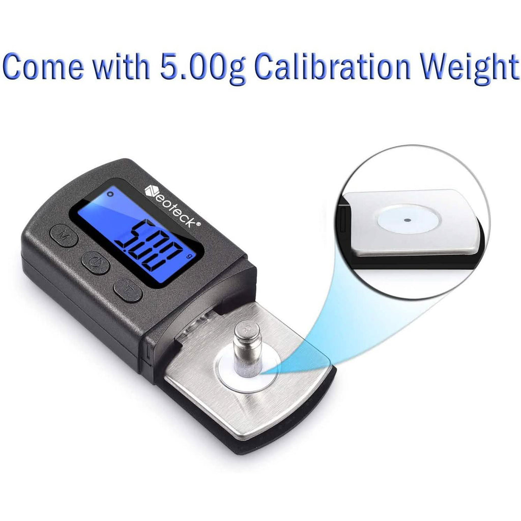 Digital Turntable Stylus Force Scale Gauge 0.01g/5.00g Blue LCD Backlight for Tonearm Phono Cartridge