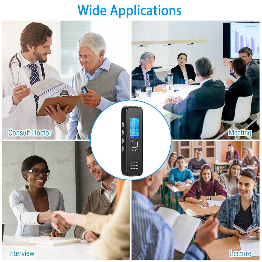 Digital Voice Recorder 32GB HD Sound Audio Recorder