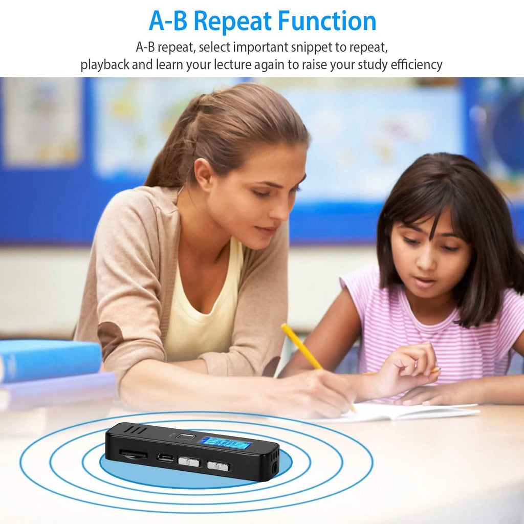 Digital Voice Recorder 32GB HD Sound Audio Recorder