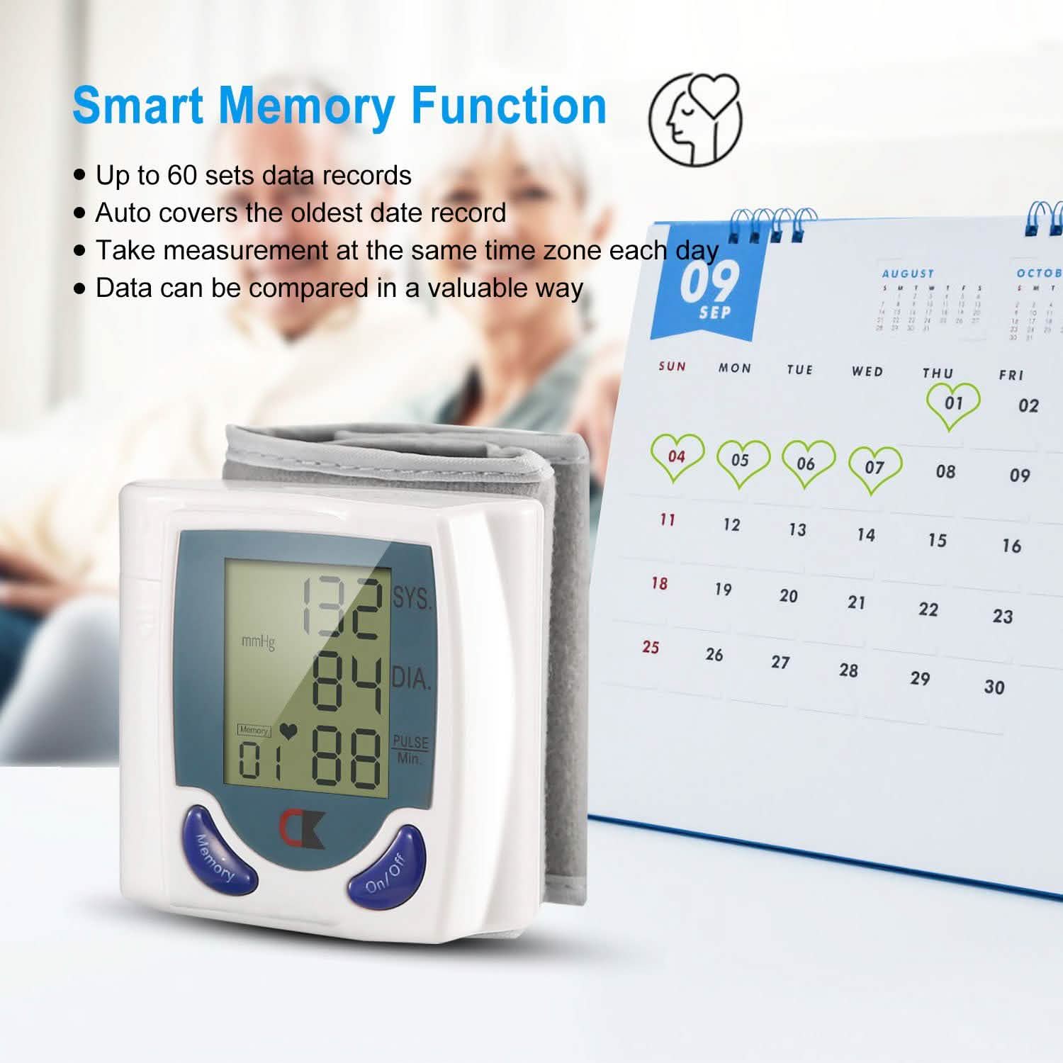 Digital Wrist Blood Pressure Monitor