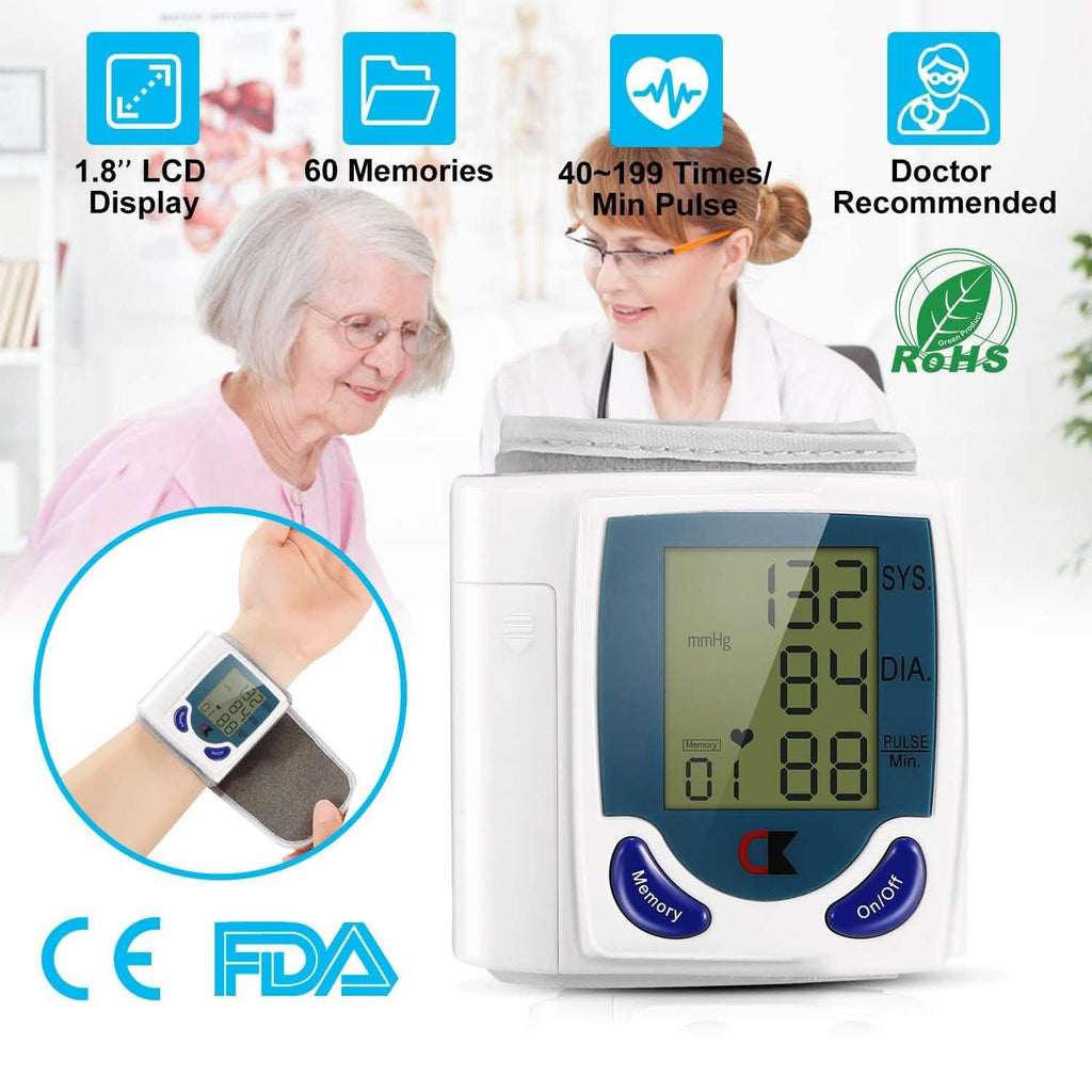Digital Wrist Blood Pressure Monitor