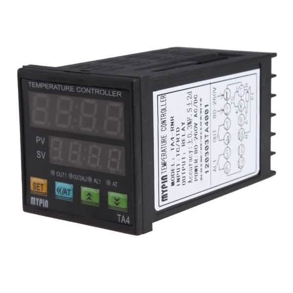 DIN 1/16 TA4-RNR AC/DC Digital PID Temperature Controller Dual Display 1 Alarm