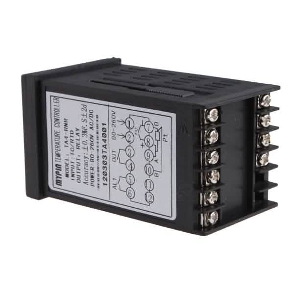 DIN 1/16 TA4-RNR AC/DC Digital PID Temperature Controller Dual Display 1 Alarm