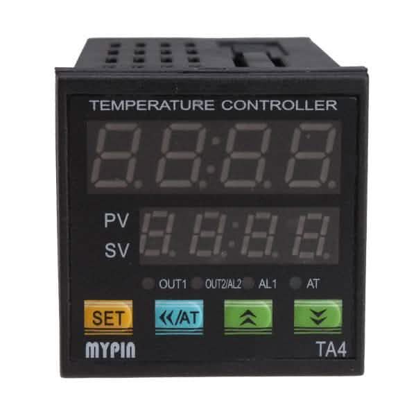 DIN 1/16 TA4-RNR AC/DC Digital PID Temperature Controller Dual Display 1 Alarm