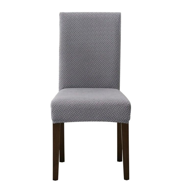 Dining Room Chair Cover Spandex Elastic Stretch Slipcover For Chairs Kitchen Hotel Banquet Sure Fit Home Décor Stretch Short Dining Room Chair One Piece Slipcover Form Fit Polyester/Spandex Machine Washable