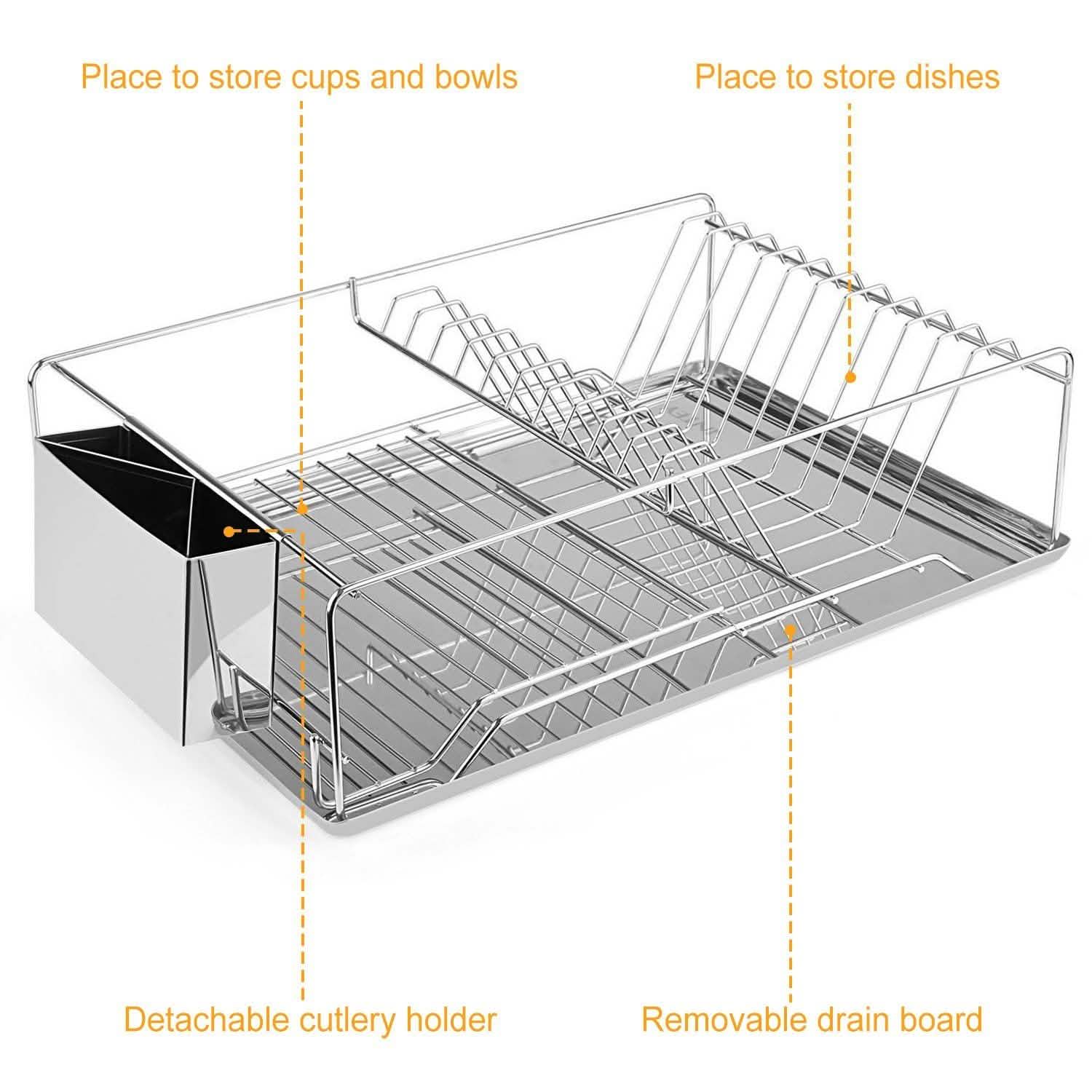 Dish Drying Rack Stainless Steel