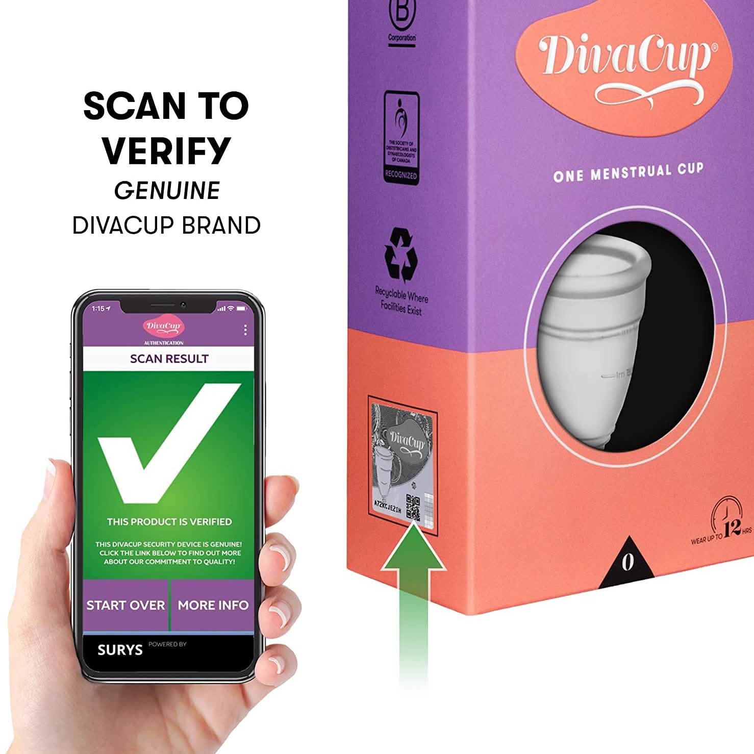 DivaCup - BPA-Free Reusable Menstrual Cup