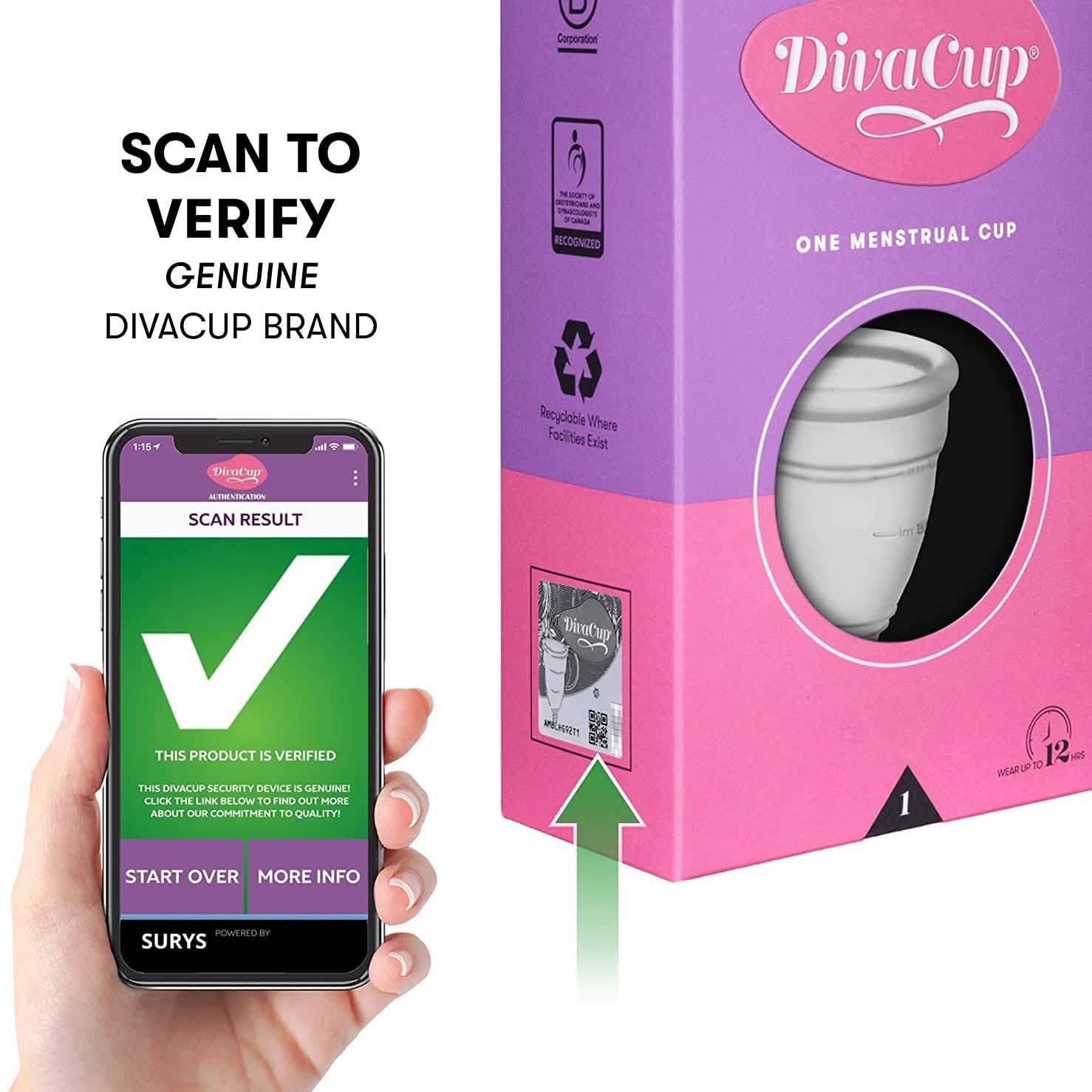 DivaCup - BPA-Free Reusable Menstrual Cup