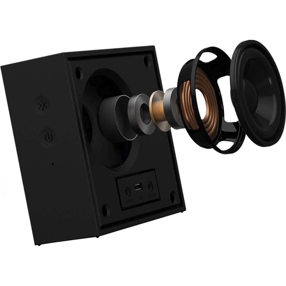 Divoom Timebox Mini Intelligent LED Light Bluetooth Speaker & Alarm w/App-Controlled