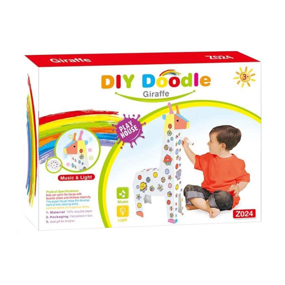 DIY 3D Coloring Cardboard