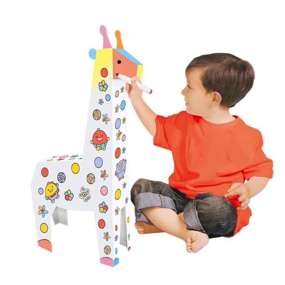 DIY 3D Coloring Cardboard