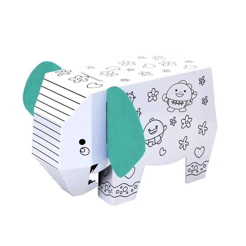 DIY 3D Coloring Cardboard