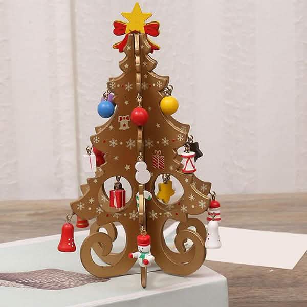 DIY Stereo Wooden Christmas Tree - Christmas Decoration Ornaments