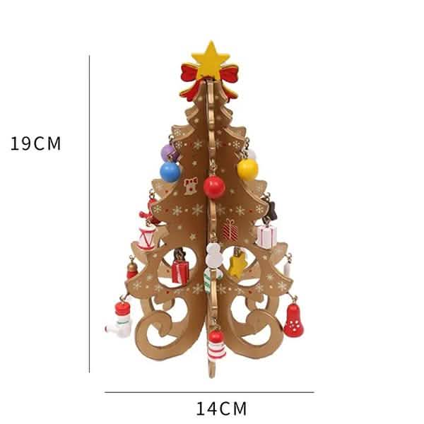 DIY Stereo Wooden Christmas Tree - Christmas Decoration Ornaments