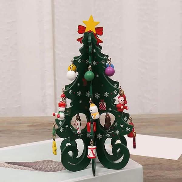 DIY Stereo Wooden Christmas Tree - Christmas Decoration Ornaments