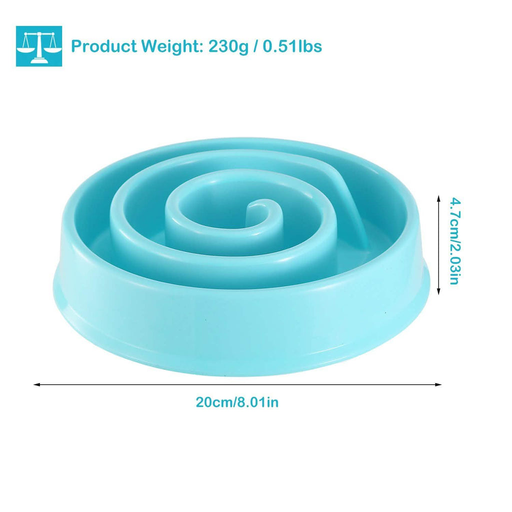 Dog Cat Slow Feeder Bowl