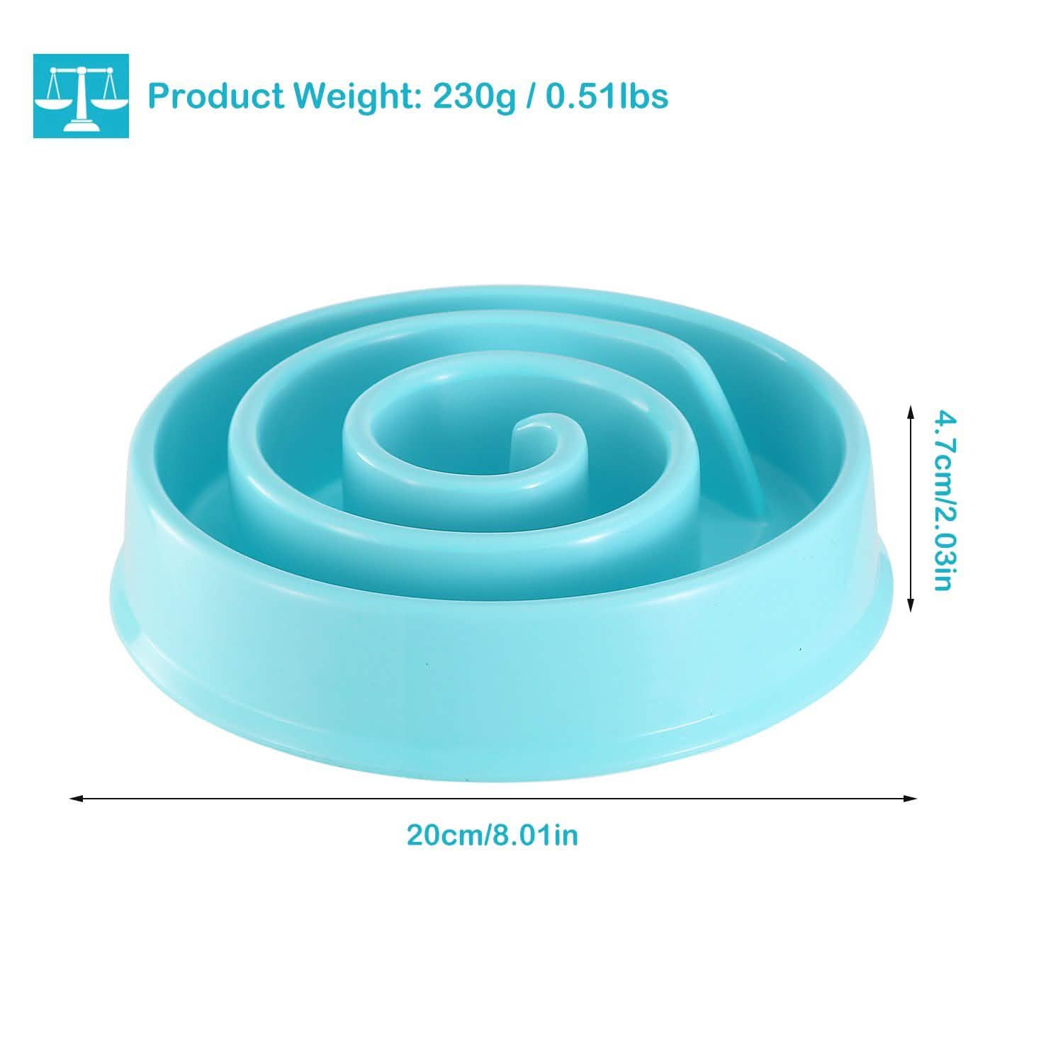 Dog Cat Slow Feeder Bowl