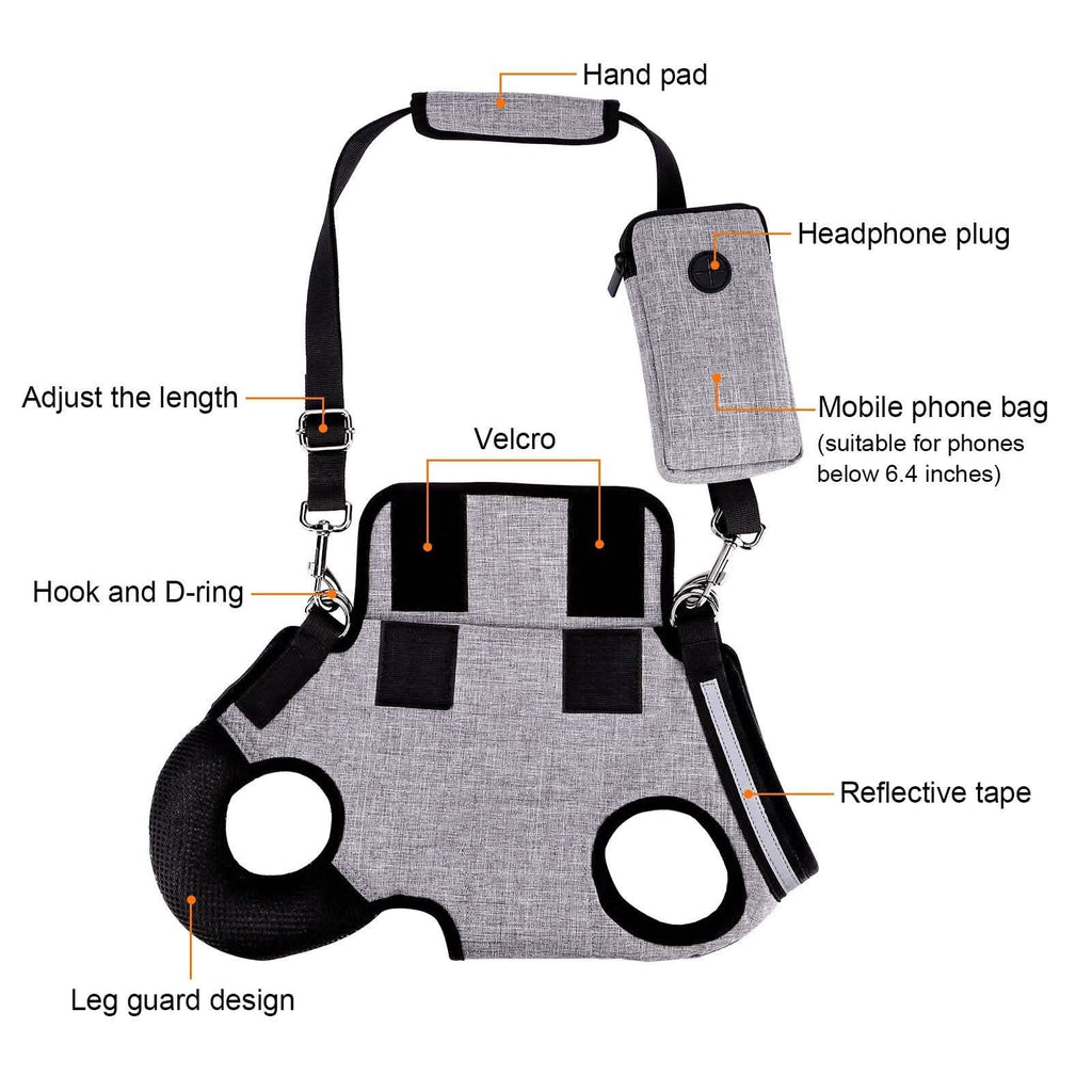 Dog Lift Harness Adjustable Pet Sling Bag Assist Aged Disabled Dogs Small