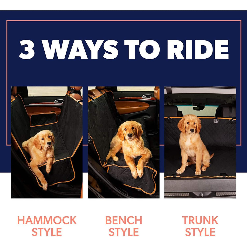 Dog Rear Seat Cover Protector Waterproof Anti-Scratch Anti-Slip Hammock