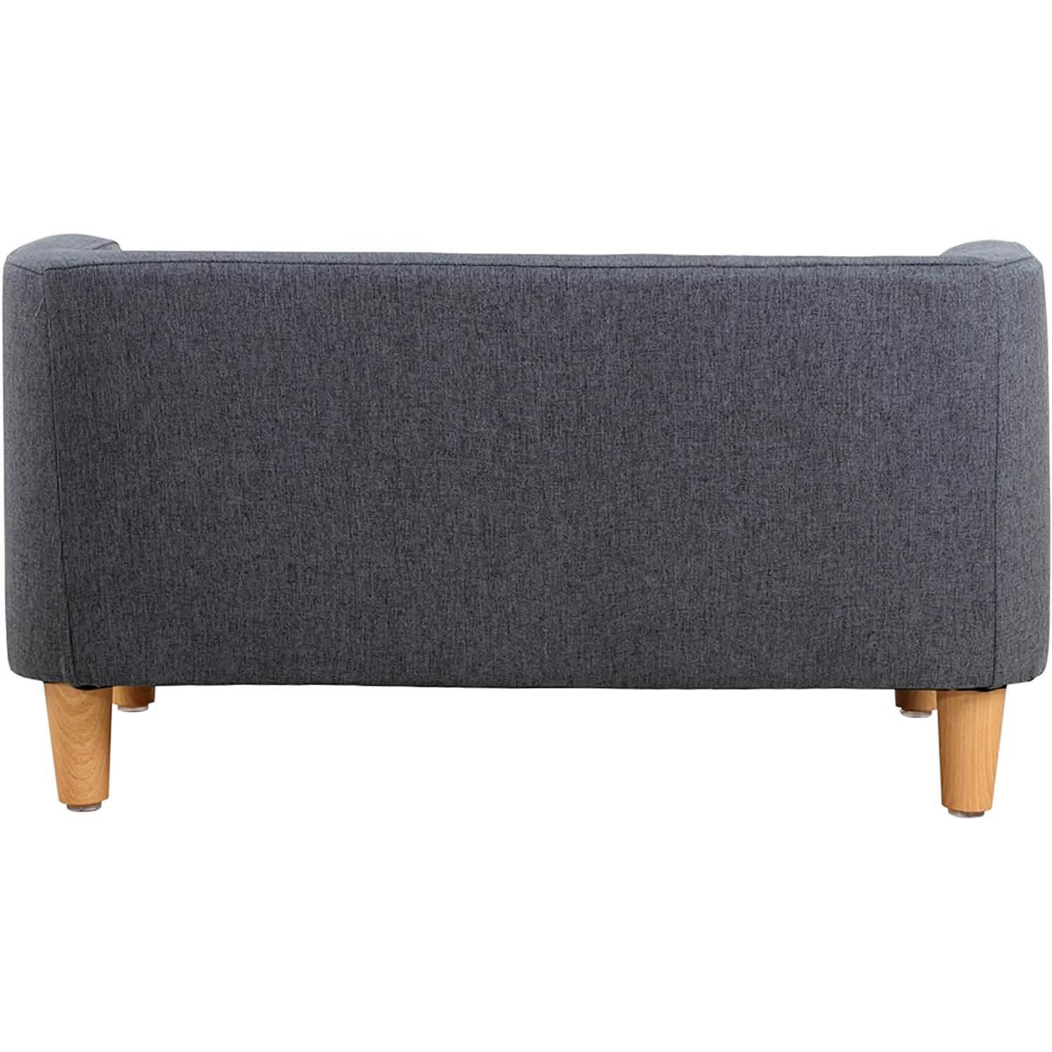 Dog Rectangular Sofa with Removable Cushion and Wooden Feet