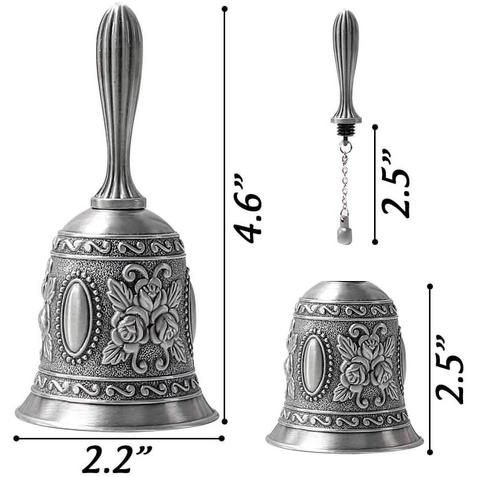 DomeStar Hand Bell Call Bell Brass Wedding Bells