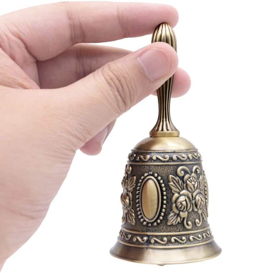 DomeStar Hand Bell Call Bell Brass Wedding Bells