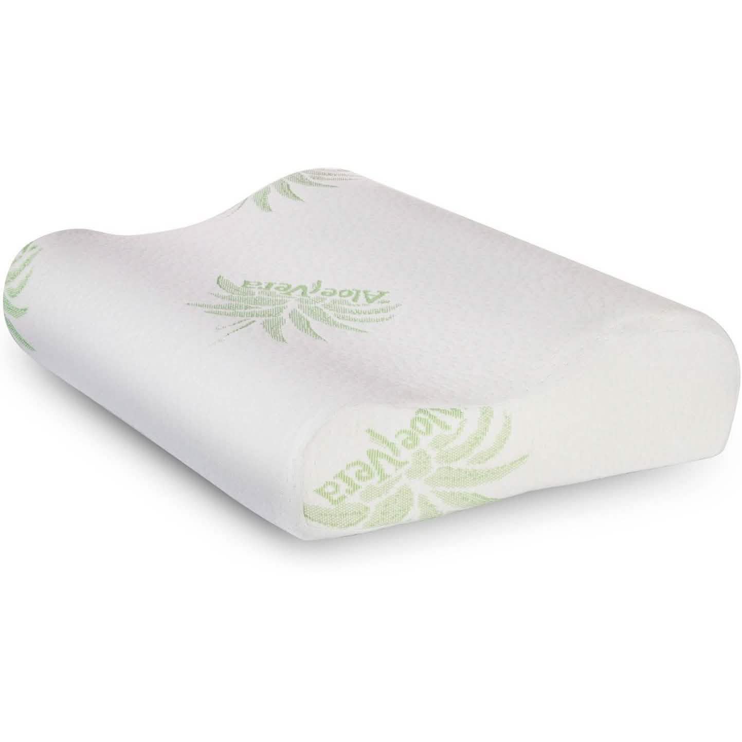 Dormire Contour Memory Foam Pillow with Removable Bamboo Soft Pillow Case