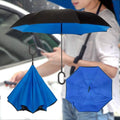 Double-Layer Windproof Reverse-Folding Smart Umbrella with UV Protection