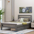 Platform Bed with Two Storage Drawers