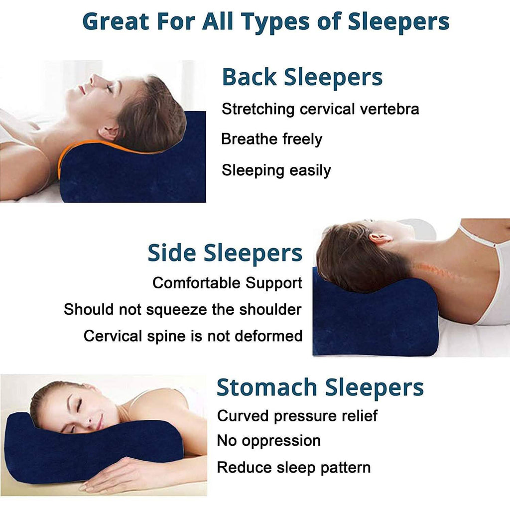 Dr. Franklyn's Contour Memory Foam Neck Pillow