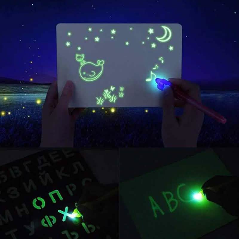 Draw With Light Kids' Learning Tablet Magic Drawing Board