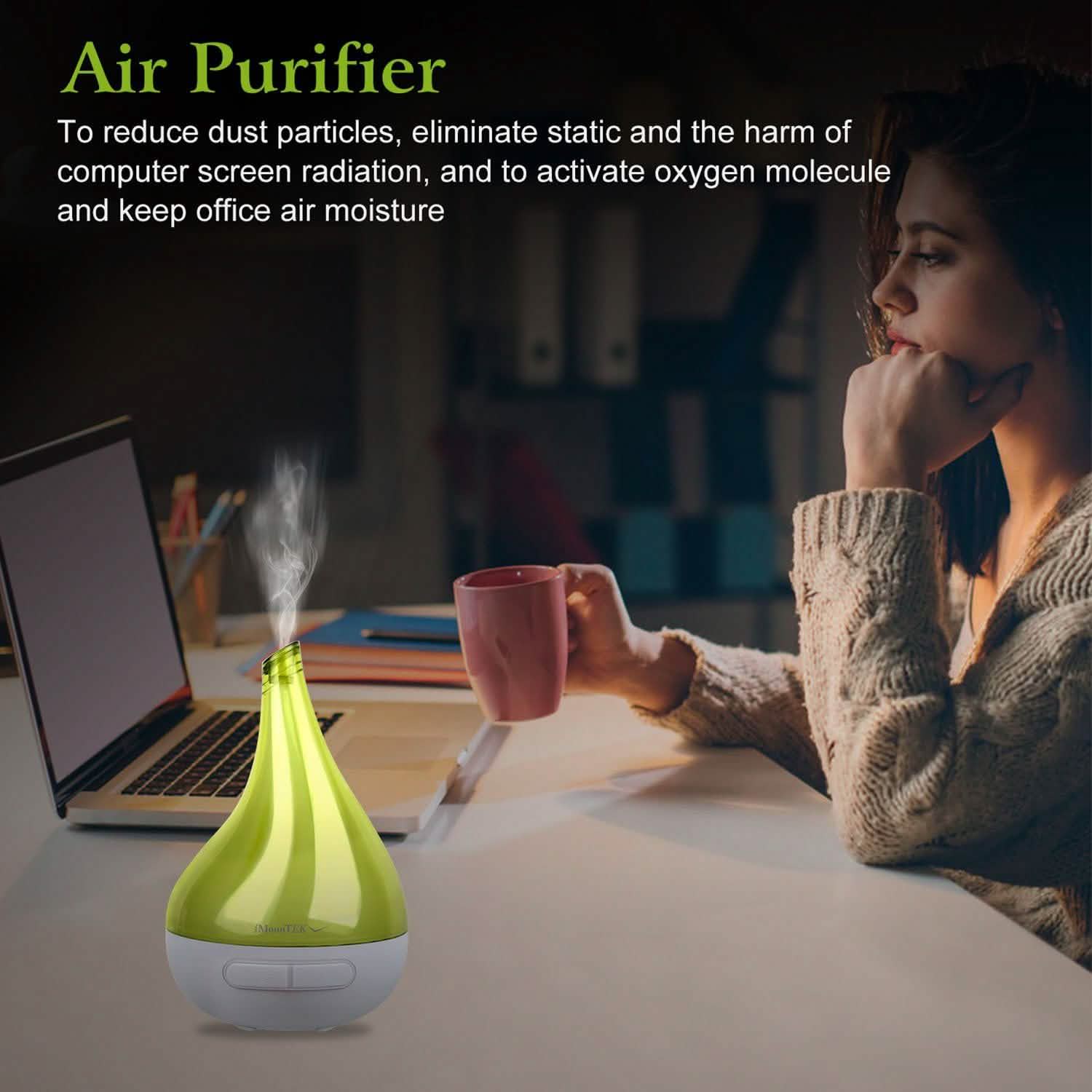 Drop-Shaped Cool Mist Humidifier