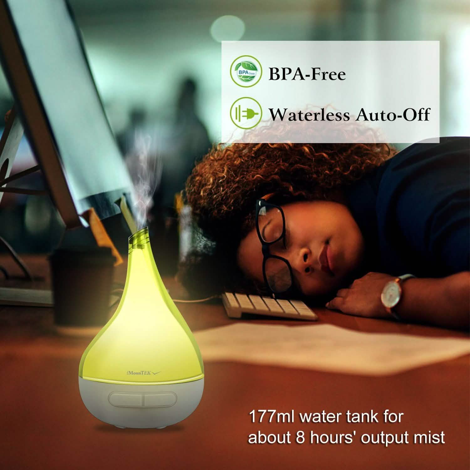 Drop-Shaped Cool Mist Humidifier