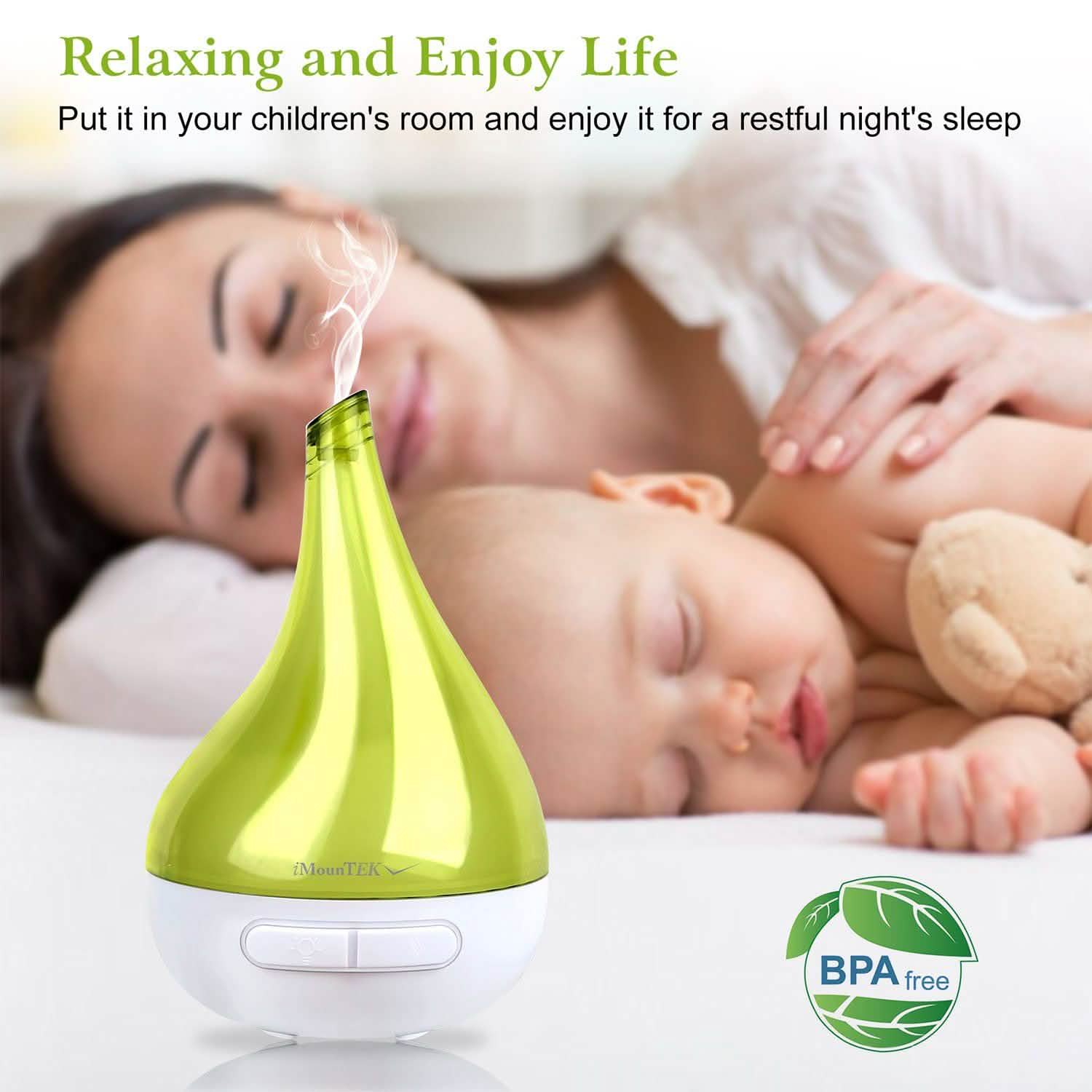 Drop-Shaped Cool Mist Humidifier
