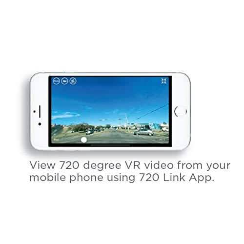 Dual Camera Lens Virtual 720° Automotive Dashcam Video Recorder