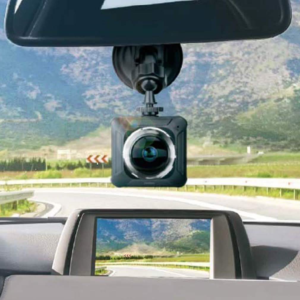 Dual Camera Lens Virtual 720° Automotive Dashcam Video Recorder