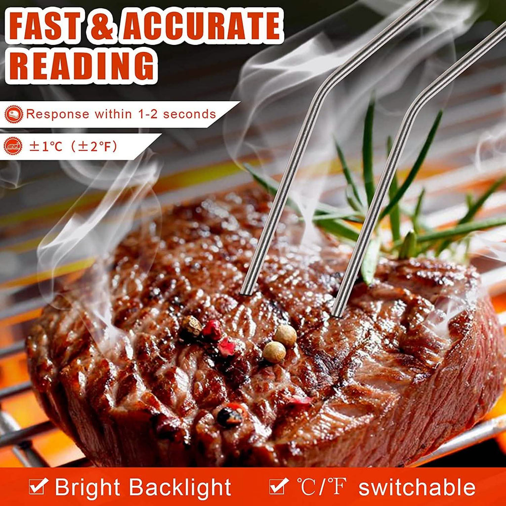 Dual Probe Digital Instant Read Food Thermometer