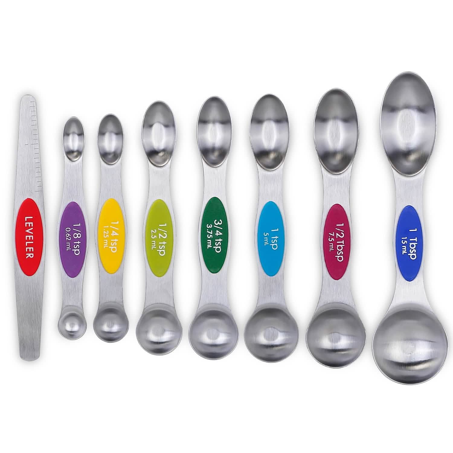 Dual Sided Magnetic Measuring Spoons