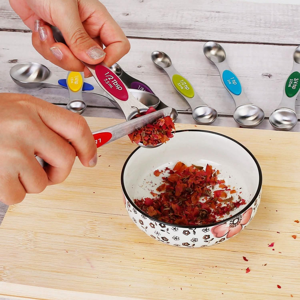 Dual Sided Magnetic Measuring Spoons