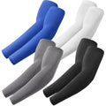 Arm Sleeves, Cooling UV Sun Protection Sports Compression for Men/Women 4 Pairs