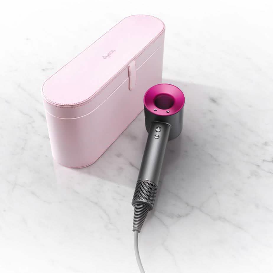 Dyson Supersonic Hair Dryer Original Leather Anti-Scratch Organizer Travel Gift Case (Refurbished)