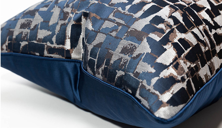 Simple Luxury High-precision Jacquard Cushion Cover Model Room Sofa