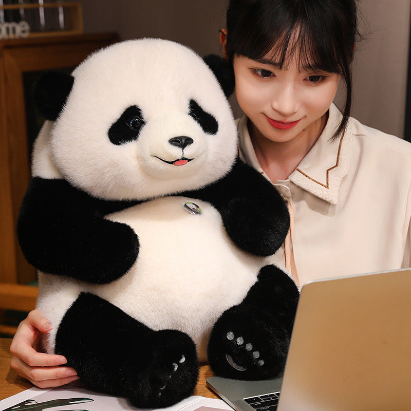 Cute New Plush Toy In The Shape Of A Lifelike Panda