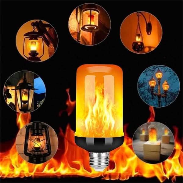 E27 LED Flame Effect Light Bulb