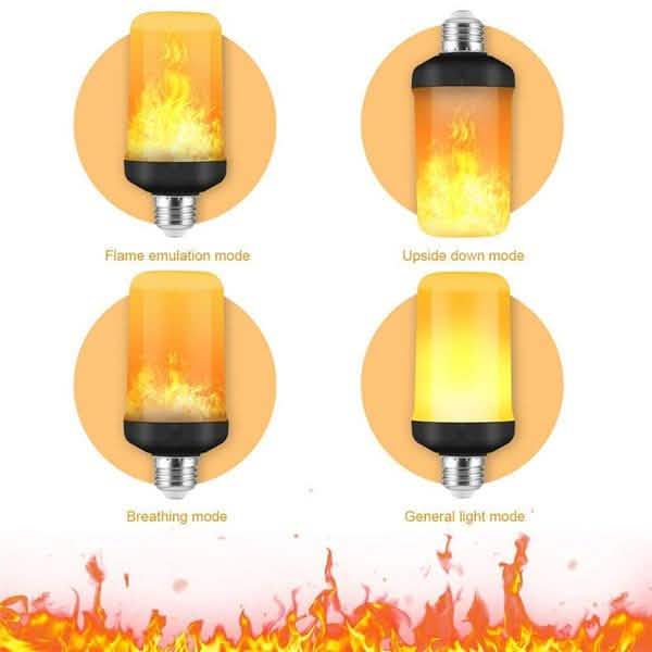 E27 LED Flame Effect Light Bulb