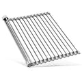 Drainer Rack 18L Large Silicone Water Filter Shelf, Kitchen Sink, Shelf, Sink Roller Shutter, Foldable Drain Shelf