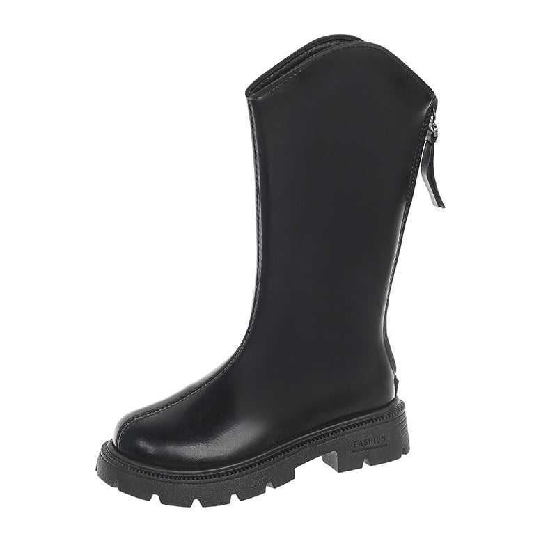 Girls' Shoes Winter Children's Boots Spring And Autumn Children's Shoes