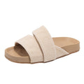 Girls' Summer New Thick Soled Fairy Style Beach Slippers For Outdoor Wear, Haken One-piece Slippers For Vacation