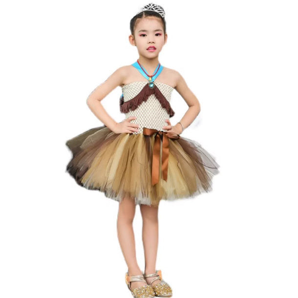 Children's Ocean Style Princess Dress